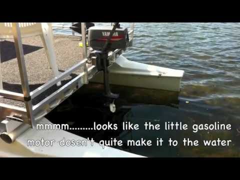 Gasoline / Electric Catamaran Hobie Cat Pontoon Conversion