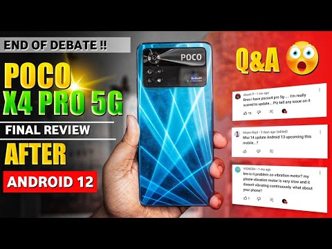 Poco X4 Pro 5G - Final Review After Android 12 🔥| Q&A | Is It Worth Buying ?