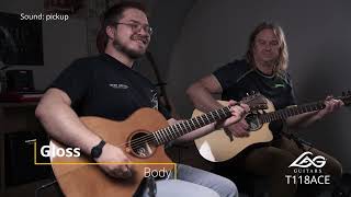 Video thumbnail for Electro Acoustic Guitar LAG T118ACE by MusicMaxEu