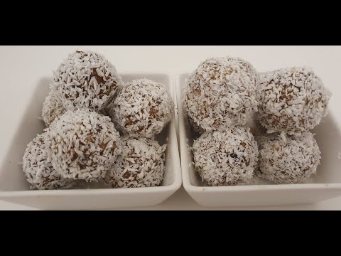 Energy Balls mit Datteln / Schnell & Einfach