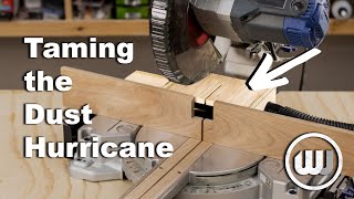 Miter Saw Dust Collection Upgrade