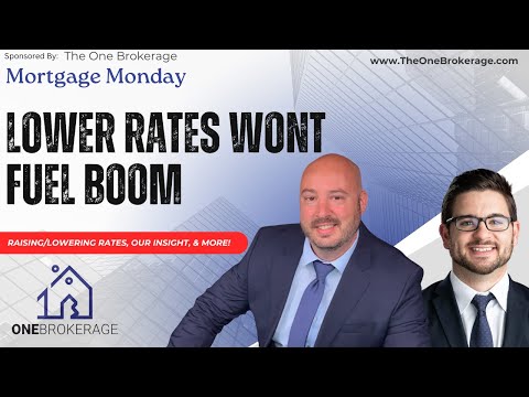 Mortgage Monday | Lower Rates Won’t Fuel Boom | Episode 98