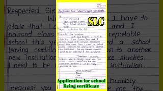 Download lagu Application for school living certificate in english l application for slc mp3