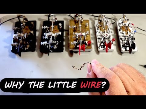 Why Some Vibroplex Bugs Have A Little Wire