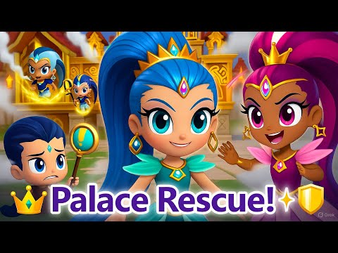 RAINBOW VALLEY FULL EPISODE❄️Shimmer and Shine: Palace Rescue Mission Fuels Valor! 👑🛡️