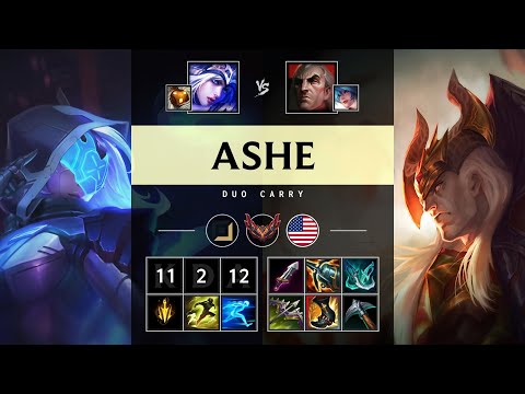 Ashe ADC vs Swain - NA Grandmaster Patch 25.21