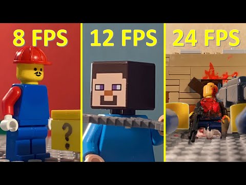 Animating in Different Frame Rates (FPS) - Lego Stop Motion