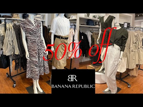 Banana Republic Outlet Shopping / Coleção feminina de verão em promoção
