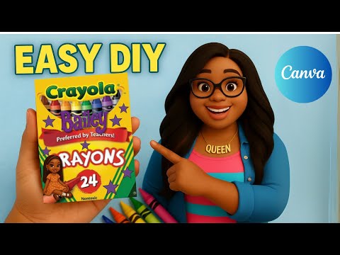 Aesthetic Crayon Boxes With Customizable Labels