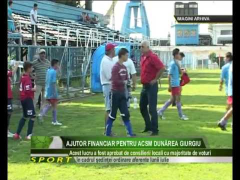 Ajutor financiar pentru ACSM Dunărea Giurgiu