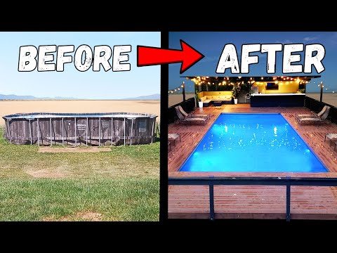 I turned a $500 pool into my DREAM pool