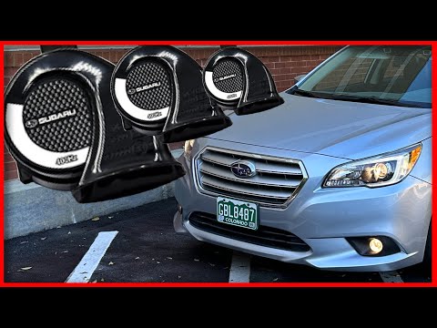 Subaru JDM Triple Horn install, very loud and super easy to do.