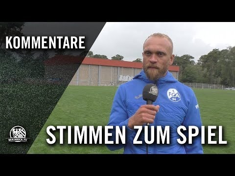 Die Stimmen zum Spiel | SpVgg Seeheim-Jugenheim - 1. FCA 04 Darmstadt (6. Spieltag)
