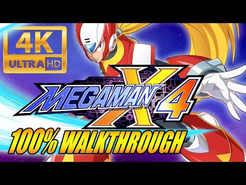 MEGA MAN X4 [ZERO] (PS5) - 100% Full Gameplay Walkthrough (4K/60FPS)
