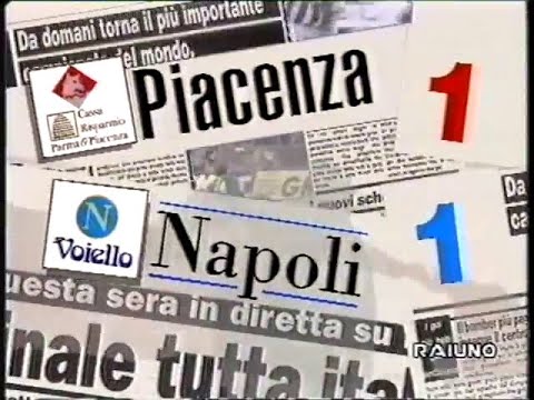 SERIE A 1993/1994: PIACENZA - NAPOLI 1-1