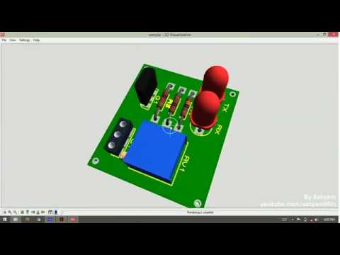 Pcb design tutorial - ir sensor module