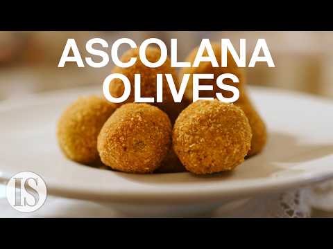 Stuffed Olives: the Original Recipe from the Ascoli Ophis Restaurant with chef Daniele Citeroni
