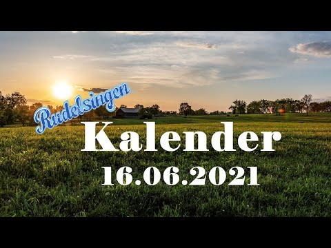 Der Mitsing-Kalender am 16.06.2021  - Tag 167