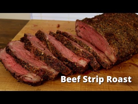 Smoked Strip Loin Roast | NY Strip Loin Roast on Ole ...