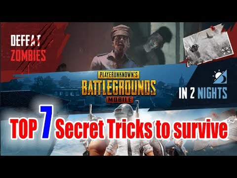 PUBG Mobile Zombies | Top 7 Secret Tricks to Survive the Night in Zombie Mode