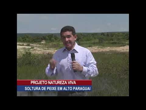 Sérgio Ricardo participa de soltura de peixes em Alto Paraguai e reforça a preservação ambiental