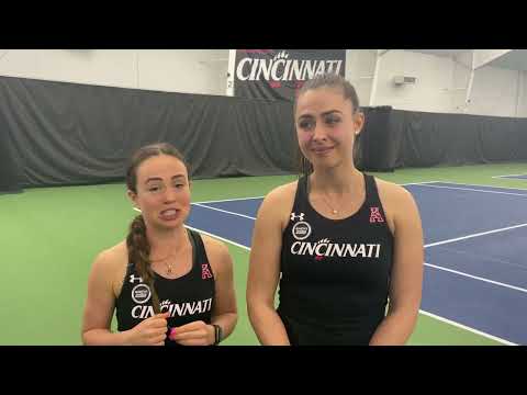 Cincinnati Tennis: Guna and Miceli Recap 7-0 Win Over NKU on Senior Day