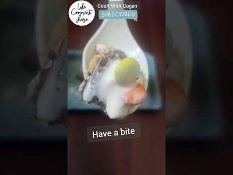 #lotteChocopie combo with gems&Icecream#shorts#eat like this#ytshorts😍-CooK With Gagan#sweet dish