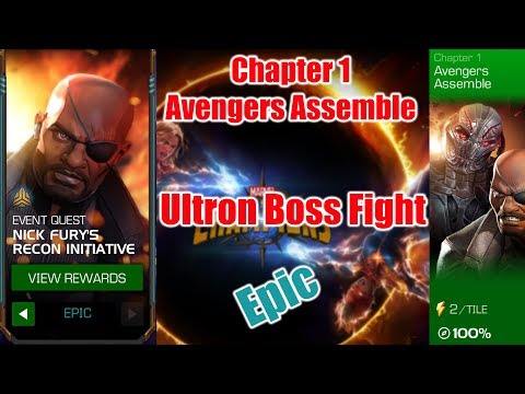 Nick Fury's Recon Initiative Chapter 1 Epic Ultron Boss (MCOC)