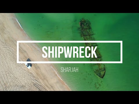NEWLY DISCOVERED HIDDEN SHIPWRECK IN SHARJAH UAE HIDDEN PLACES-HIDDEN PARADISE BEACH-LOST HISTORY