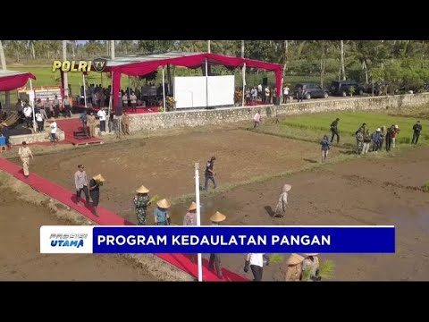 POLRES KULONPROGO BUKA LAHAN PERTANIAN DUKUNG KETAHANAN PANGAN