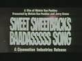 Sweet Sweetback S Baadasssss Song Trailer