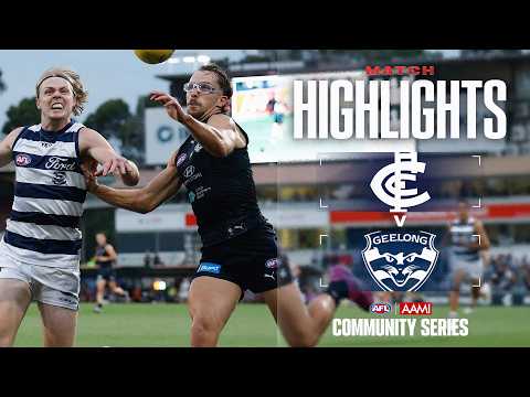 Carlton v Geelong Highlights | AAM Community Series, 2026 | AFL