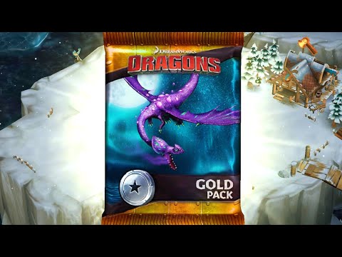 The New GOLD PACK - Dragons:Rise of Berk New Snoggletog Update