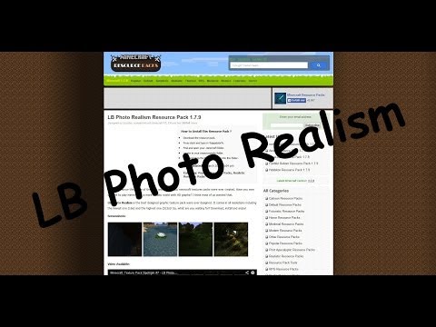 comment installer lb photo realism