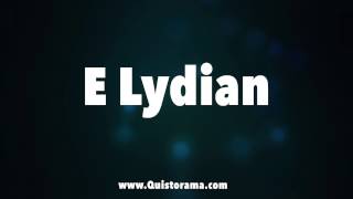 E Lydian Rock Backing Track - Satriani Style