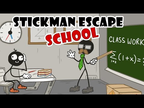 Stickman Escape School Super Android Gameplay - All Easter eggs (Mirra Games)