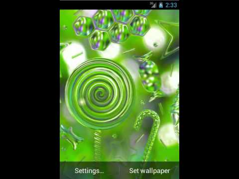 Glass Flowers Pro LWP Video