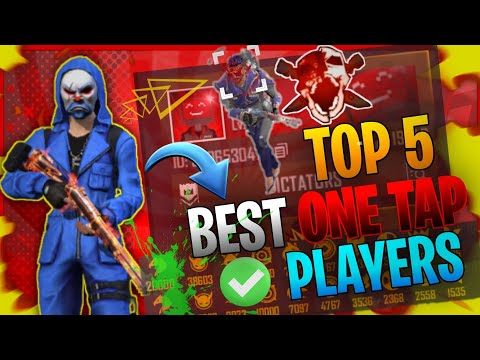 TOP 5 ONE TAP HEADSHOT SPECIALIST IN FREEFIRE 🥵 || WORLD'S MOST DANGEROUS PLAYERS😱 - ADARSHA GAMING