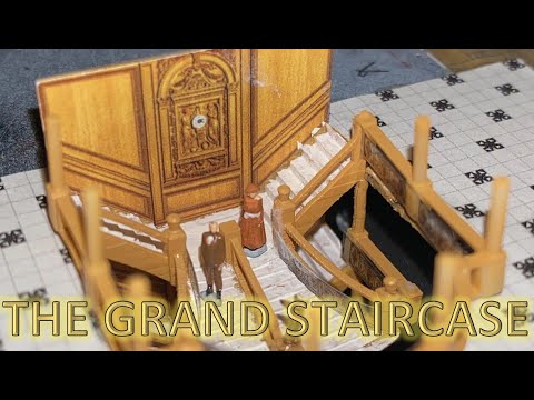 Radio Control Trumpeter 1:200 Titanic Build Part 55 - The Grand Staircase