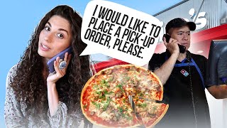 How to order pizza in English