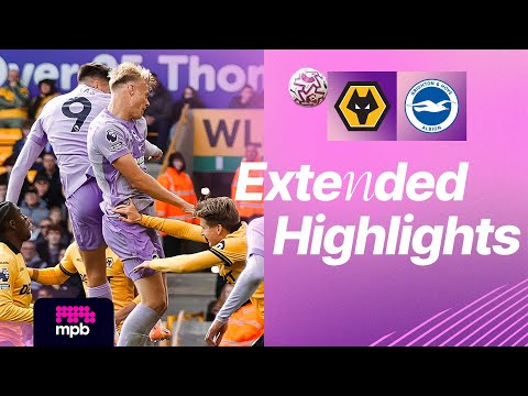 EXTENDED HIGHLIGHTS | Wolves v Brighton | Premier League
