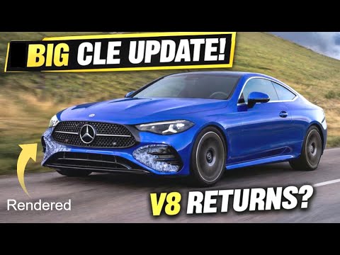 New Mercedes CLE Facelift Spotted With Bold New Design and V8 Power Coming
