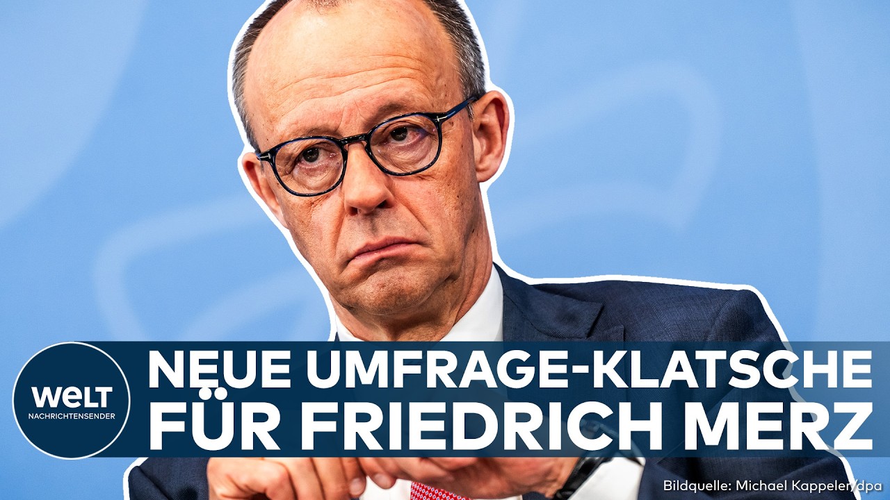 DEUTSCHLAND: Neue Umfrage-Klatsche für Merz! Jetzt wenden sich auch Unionsanhänger vom Kanzler ab