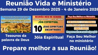 Christian Life and Ministry Meeting, Week of December 29 - January 4, 2025, JW Brazil
