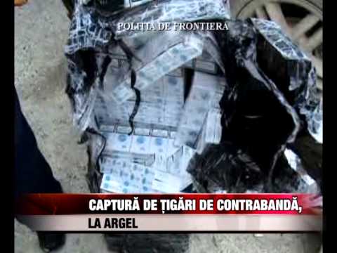 Captură de țigări de contrabandă, la Argel