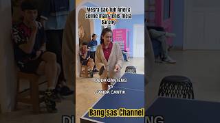 Download lagu Looks like they're soulmates, Ariel Noah and Celine play table tennis together #arielnoah #ariel ... mp3