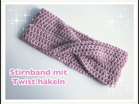 EASY headband with TWIST crochet / great for beginners
