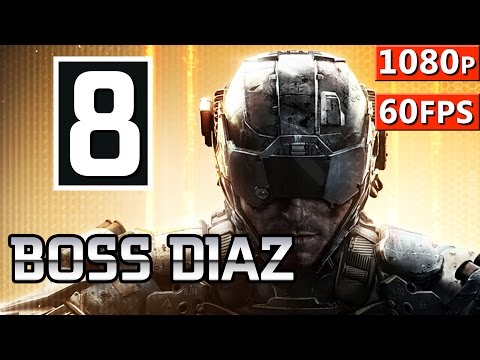 Call Of Duty Black Ops 3 - Walkthrough Part 8 BOSS FIGHT Diaz 1080p 60FPS PC PS4 XBOX ONE