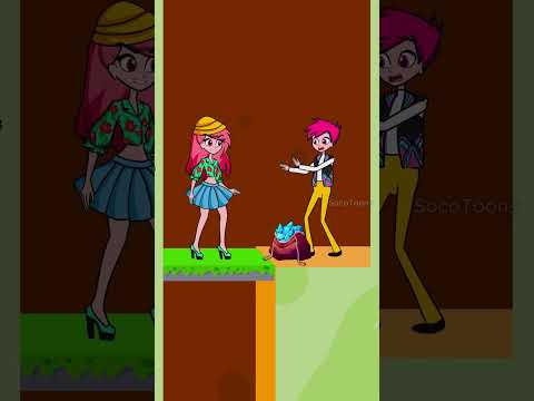 Kind vs Greedy: Help Good Guy escape The Deer & The Ram 99 Nights | Kpop Reverse #shorts #socotoons