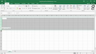 How to make columns or rows the same size in Excel